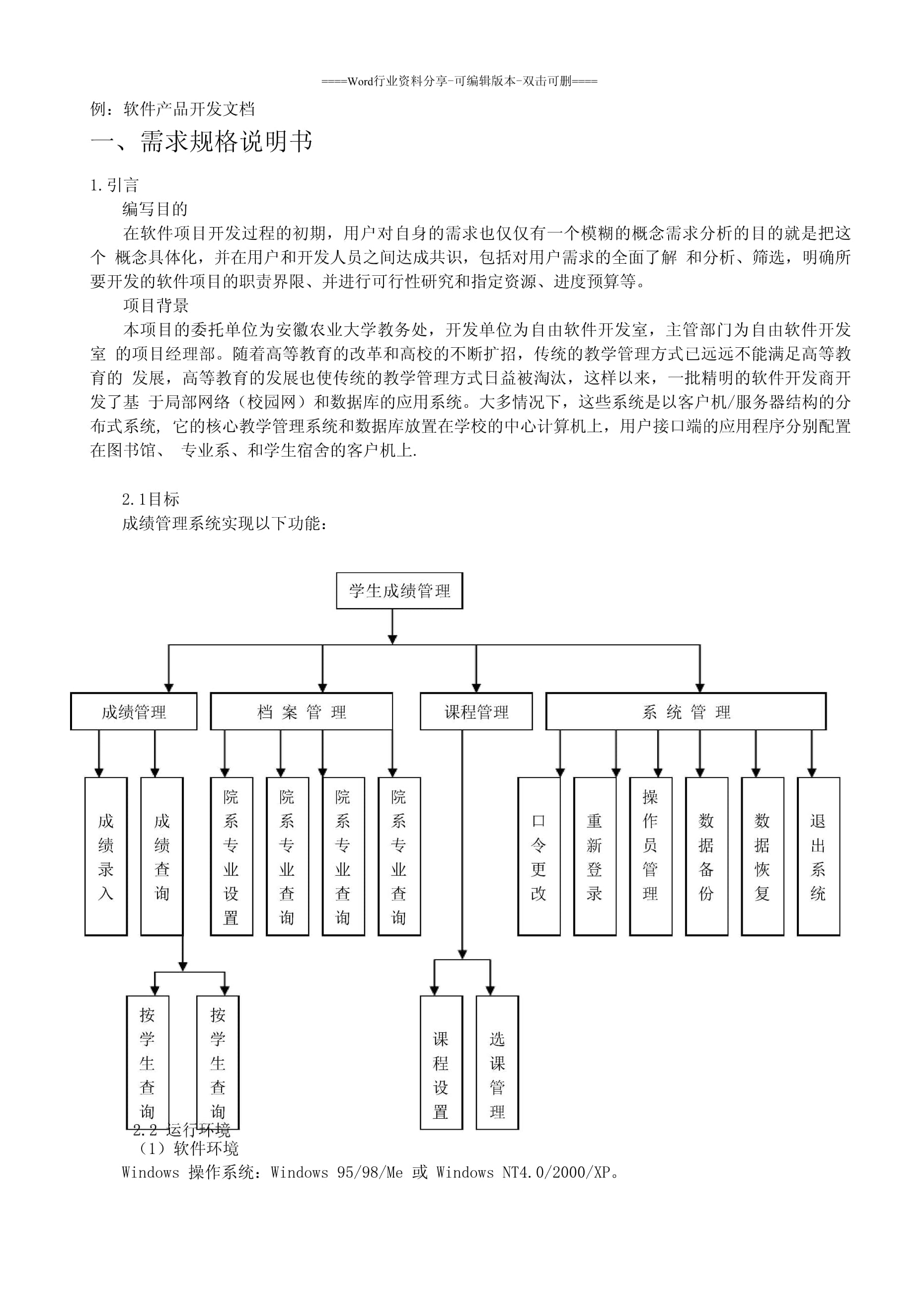 軟件產品技術開發文檔編寫指南與核心要素